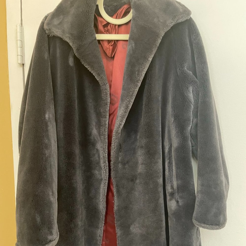 Vintage Women's 1940s Faux Fur Jacket